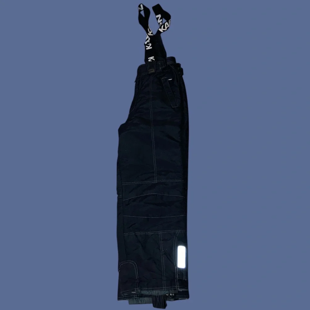 Karbon Black K1729 Suspender Snowpants Size:Junior 16 EUC